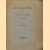 Lijst der geschriften van Dr. M.F.A.G. Campbell 1840-1890 door A.J. de Mare