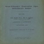 Groot-Brittanje's Maatregelen tegen Duitschland's Handel, rede uitgesproken door The Right Hon. Sir E. Grey in het Lagerhuis uitgesproken op 26 januari 1916 door Sir E. Grey