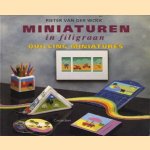 Miniaturen in filigraan, quilling miniatures door Pieter van der Wolk