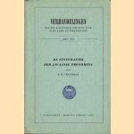 De systematiek der Javaanse Pronomina. Verhandelingen van het koninklijk instituut voor taal-, land- en volkenkunde, deel XXX door E.M. Uhlenbeck