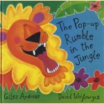 The pop-up rumble in the jungle door Giles Andreae