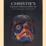 Christie's. Important American Indian Art door diverse auteurs