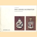 Catalogue of Fine Chinese Snuffbottles - 11th October, 1974 at 2.30 pm precisely door diverse auteurs