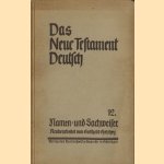 Das Neue testament Deutsch 12. Namen- und Sachweiser door Gotthold Holzhen