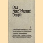 Das Neue testament Deutsch 9. Die Briefe an Timotheus u. Titus & Der Brief an die Hebräer door Joachim Jeremias e.a.