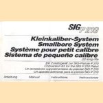 Kleinkaliber-system Anleitung SIG P210
diverse auteurs
€ 5,00