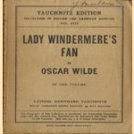 Lady Windermere's fan door Oscar Wilde