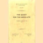 The quest for the absolute
Frederick J Adelmann
€ 6,00