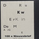 Map met verschillende publicaties van Stichting Drukwerk in de Marge door diverse auteurs