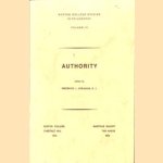 Boston College Studies in Philosophy, volume III: Authority door Frederic J. Adelmann