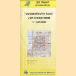 Topografische Kaart van Nederland -  1:50 000. 25 West Amsterdam door diverse auteurs