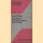 Georg Büchner: Eine kritische Einführung in die Forschung door Gerhard P. Knapp