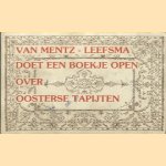 Van Mentz-Leefsma doet een boekje open over oosterse tapijten - syllabus
H. de Vries
€ 6,00