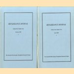 Renaissance Journal - Volume one - Number one & Number two door Ronnie Mulryne