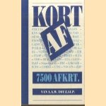 Kort Af. 7500 afkrt. van A.A.W. tot Z.IJ.P. door Yvonne Kloosterman