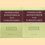 Nederlands repertorium van familienamen: Zuidholland (2 delen) door P.J. Meertens e.a.