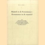 Muziek in de Renaissance - Renaissance in de muziek? Rede
Dr. S.J. Maas
€ 10,00