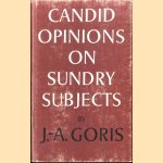 Candid opinions on sundry subjects. An Anthology of His Editorial Writings for the Belgian Trade Review, 1954-1964
Jan-Albert Goris
€ 15,00