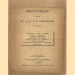 Bibliothèque de feu M. - le Dr. D.F. Scheurleer - La Haye door J.B.J. Kerling