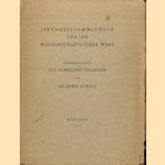 Inkunabelsammlungen und ihr wissenschaftlicher Wert. Bemerkungen zur Sammlung Vollbehr door Dr. Ernst Schulz