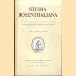 Studia Rosenthaliana. Volume I - number I - January 1967
H. de la Fontaine Verwey
€ 5,00