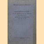 Nederlandsche Akademie van Wetenschappen naamregister van de Verhandelingen en Bijdragen uitgegeven door de Afdeeling Letterkunde in de jaren 1808 door R.O. Spanier