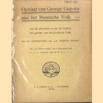 Oproep van George Gapone aan het Russische Volk. Aan de arbeiders en aan de boeren, ten gunste van het Joodsche Volk door George Gapone