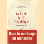 La fin de la IIIe République door Emmanuel Berl