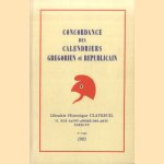 Concordance des Calendriers grégorien et républicain door Albert Soboul