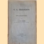 G.Az. Brederoo. Eene bibliographie door J.H.W. Unger