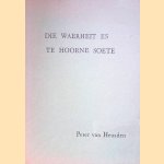 Die waerheit es te hoorne soete. Heilsgeschiedenis en traditie bij Jacob van Maerlant door Peter van Heusden