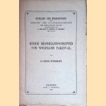 Einige Mischhandschriften von Wolframs Parzival door Dr. Feodor Kittelmann