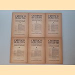 Critisch Bulletin 1937-1940 (6 afleveringen) door Anthonie Donker