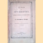 Het boek der opschriften. Een bijdrage tot de Geschiedenis van het Nederlandsche Volksleven door J. van Lennep e.a.