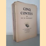 4x Les Bibliolatres de France: 1) Cinq contes de Maupassant; 2) La lecture en action; 3) Cinq contes; 4) L'amour des livres door Guy de Maupassant e.a.