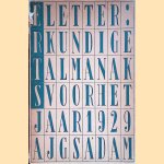 Letterkundige Almanak Erts voor het jaar 1929: verzen, proza, drama, esay door Gerrit  - en anderen Rietveld