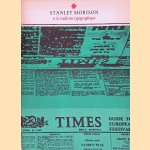 Stanley Morison et la tradition typographique door Fernand Baudin