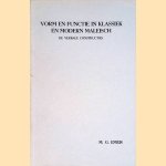 Vorm en functie in klassiek en modern Maleisch. De verbale constructies. Proeve van een syntactisch onderzoek door M.G. Emeis