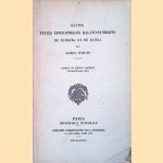 Quatre textes épigraphiques Malayo-Sanskrits du Sumatra et de Banka door Gabriel Ferrand