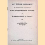 Wat iedereen weten moet met betrekking tot het verband tusschen de "Groot Aziatische Gemeenschappelijke Welvaartsleer" en het extremistische standpunt van Soekarno c.s. door D.W.N. Boer