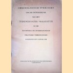 Chronologisch overzicht van de ontwikkeling van het Indonesische vraagstuk in de nationale en internationale politieke verhoudingen (14 augustuk 1945-1 januari 1949) door diverse auteurs