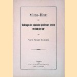 Mata-Hari oder Wanderungen eines indonesischen Sprachforschers durch die drei Reiche der Natur door Renward Brandstetter