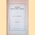 Maleische verba en nomina verbalia door Dr. H.J.E. Tendeloo