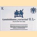 6 prentbriefkaarten "voor het kind" uit "Ot en Sien" van C door C. Jetses