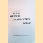 Kaegi's Griekse grammatica door P.V. Sormani e.a.