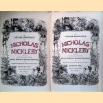 The Life and Adventures of Nicholas Nickleby: Reproduced in Facsimile from the Original Monthly Parts of 1838-9 with an essay by Michael Slater (2 volumes) door Charles Dickens