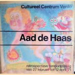 Aad de Haas: retrospectieve tentoonstelling van 15 mei tot 6 juni 1971 door Thei Voragen