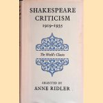 Shakespeare Criticism 1919-1935 door Anne Ridler