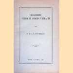 Maleische verba en nomina verbalia door Dr. H.J.E. Tendeloo