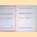 Bibliotheque de M. le Comte F** (2 volumes) door L. Giraud-Badin Paris